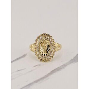 10k gold ring - holy death - Santa muerte Size 8.5